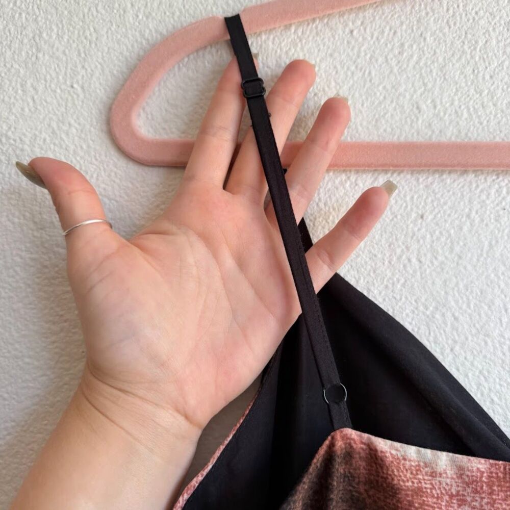 DKNY 100% Cotton Knotted Tie Front Maxi Sun Dress in Brown Ombre Stripe size M - Picture 13 of 16